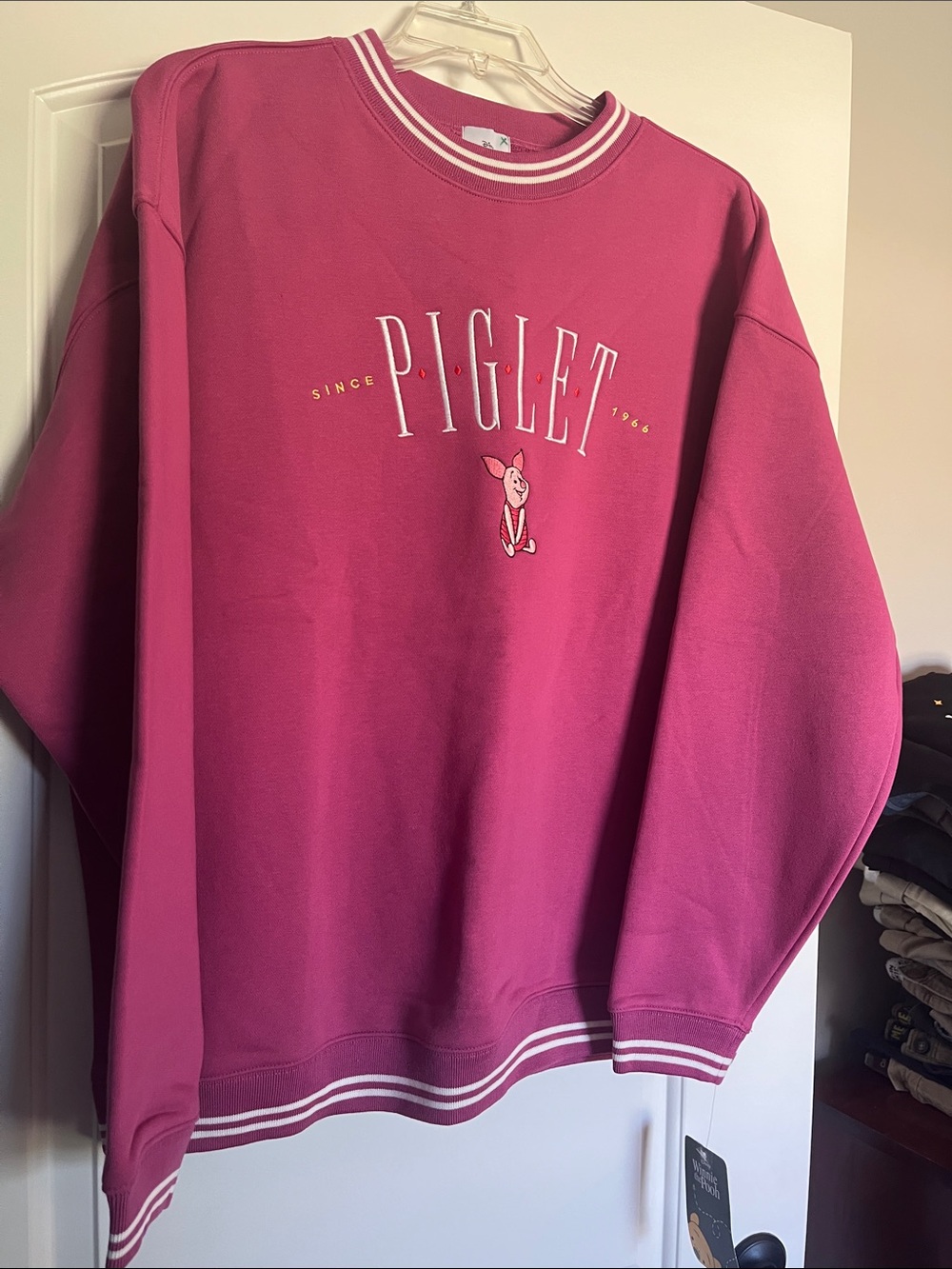Disney Pink Piglet Crewneck Sweatshirt